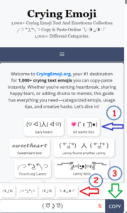 How To Copy Crying Emoji Text Image